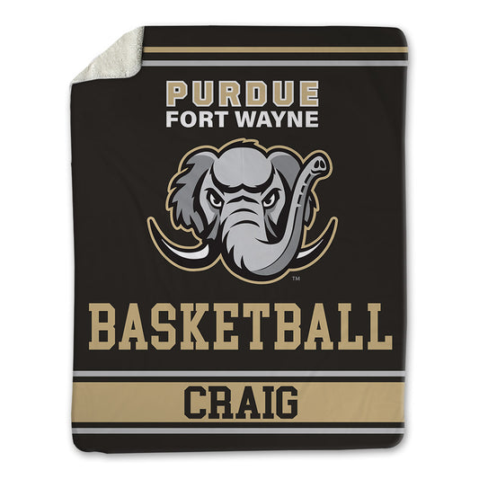 PFW - NCAA Men's Basketball : Deandre Craig - Blanket-0