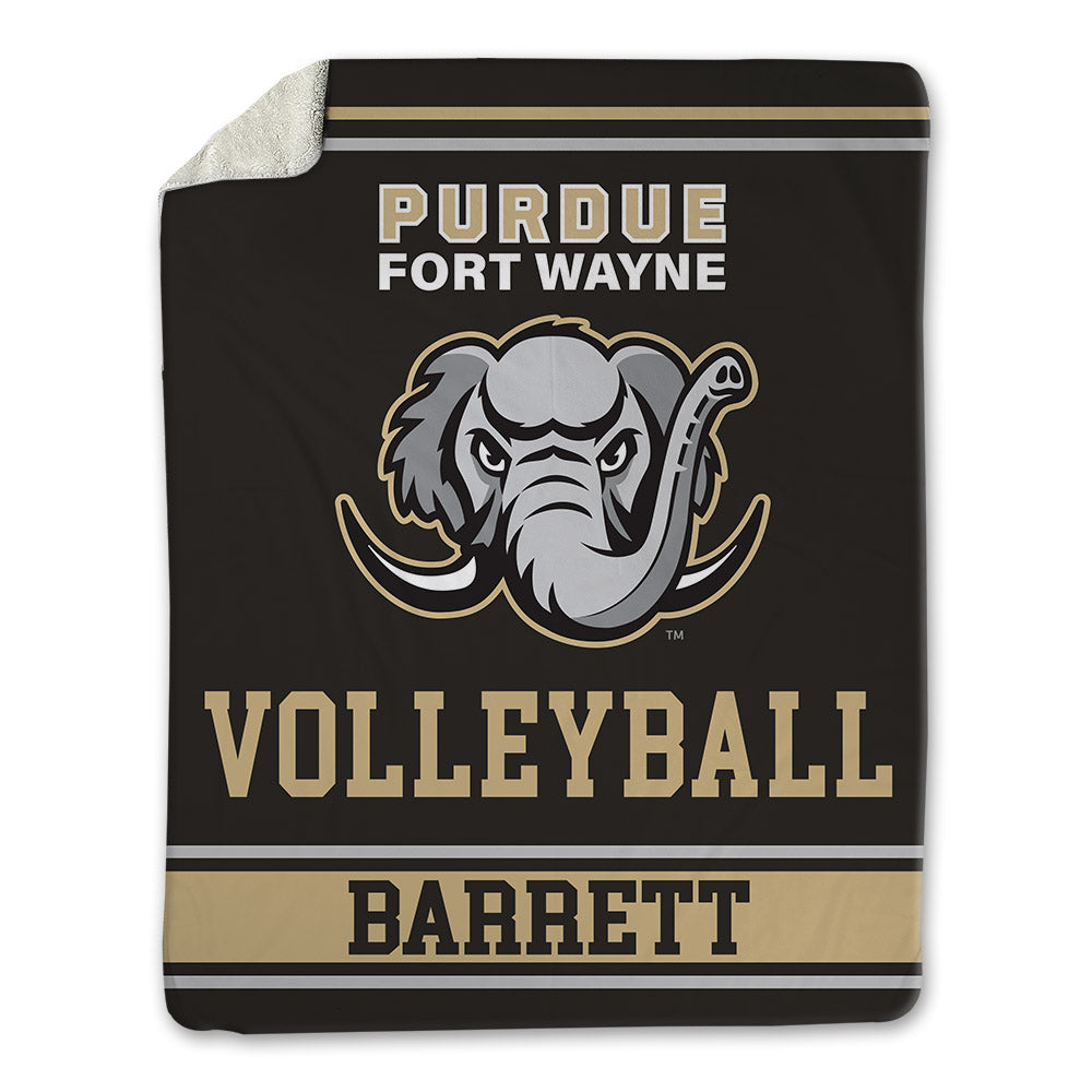 PFW - NCAA Women's Volleyball : Becky Barrett - Blanket-0