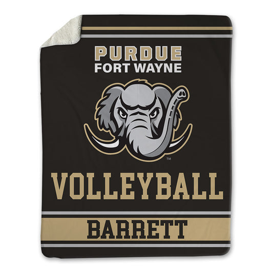 PFW - NCAA Women's Volleyball : Becky Barrett - Blanket-0