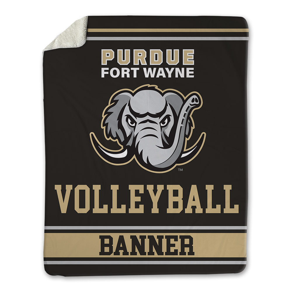 PFW - NCAA Men's Volleyball : Owen Banner - Blanket-0