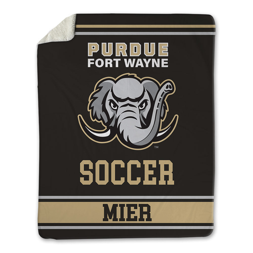 PFW - NCAA Men's Soccer : Eliam Mier - Blanket-0