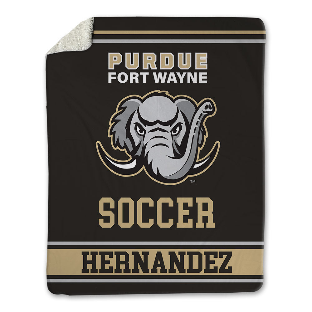 PFW - NCAA Men's Soccer : Jonathan Hernandez - Blanket-0