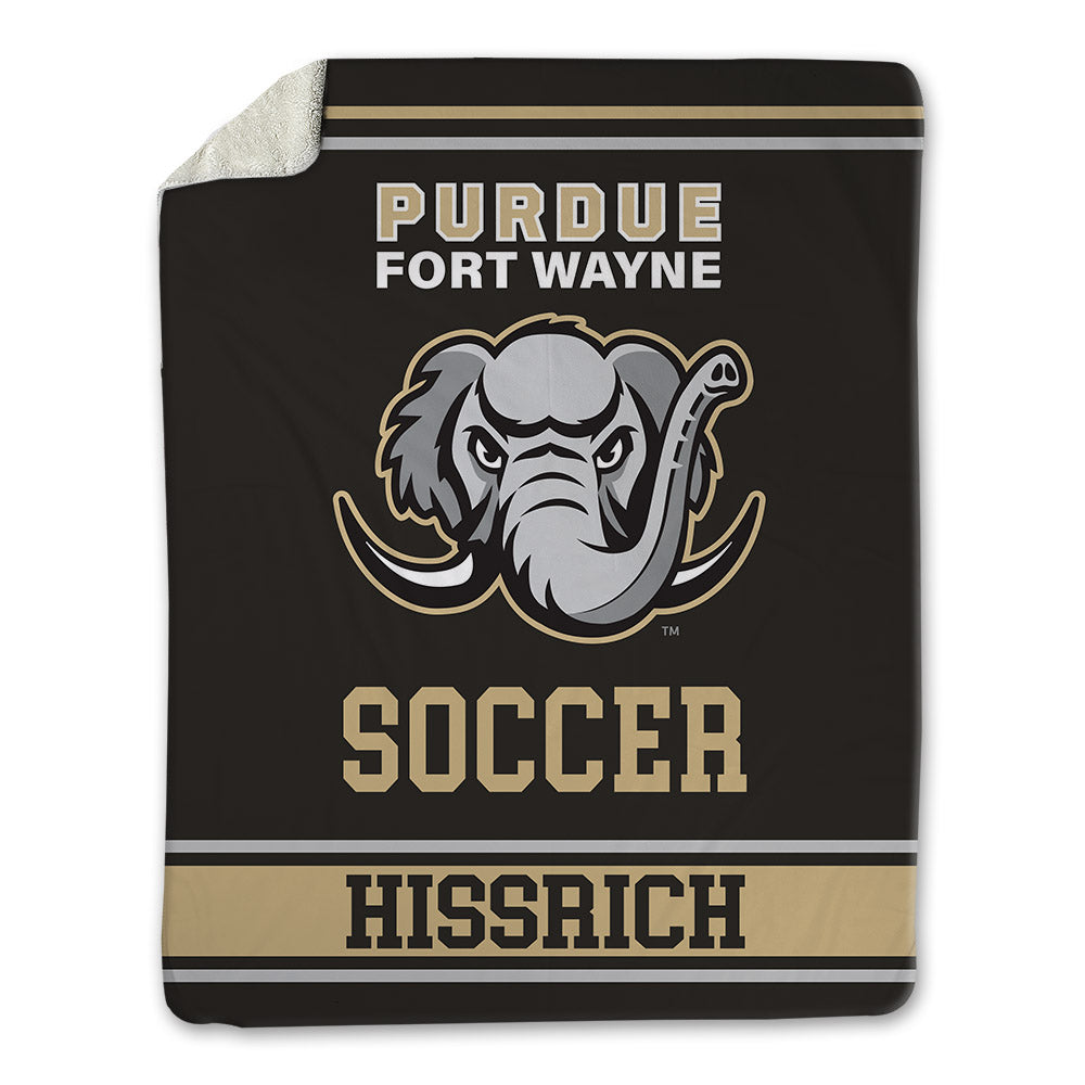 PFW - NCAA Men's Soccer : Ben Hissrich - Blanket-0