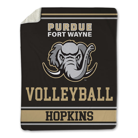 PFW - NCAA Men's Volleyball : Hunter Hopkins - Blanket-0