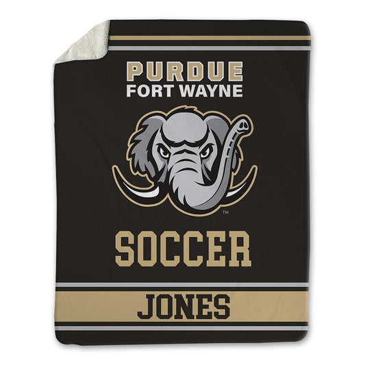 PFW - NCAA Men's Soccer : Josh Jones - Blanket-0