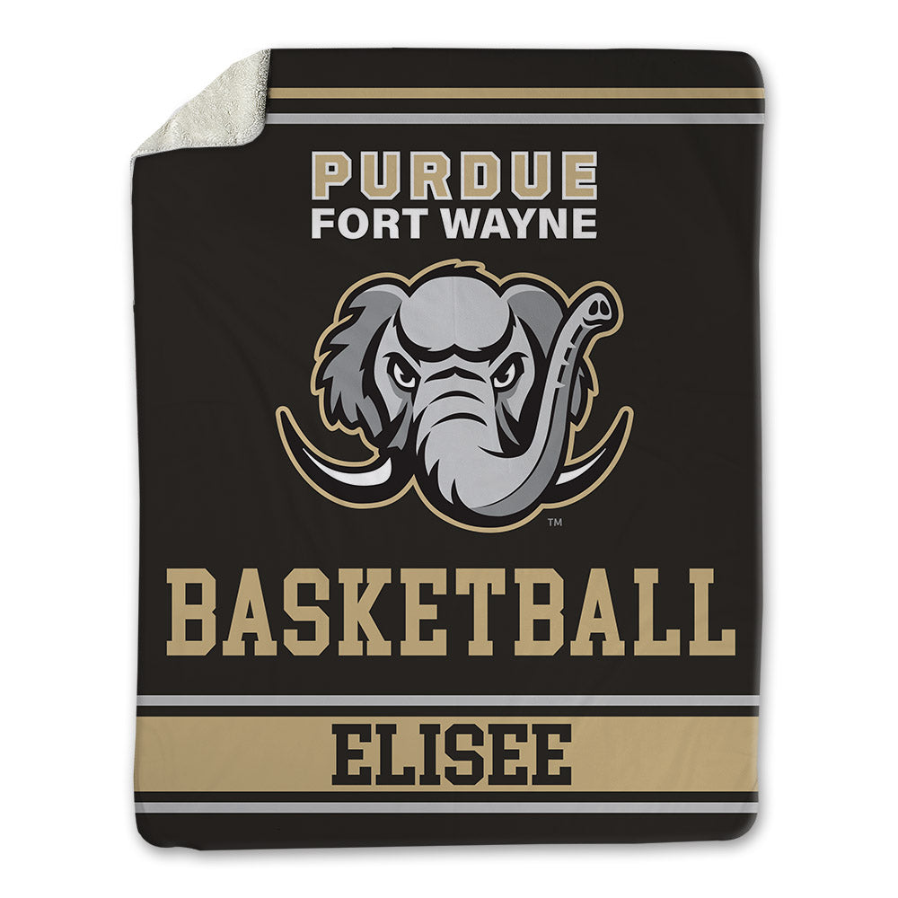 PFW - NCAA Men's Basketball : Deangelo Elisee - Blanket-0