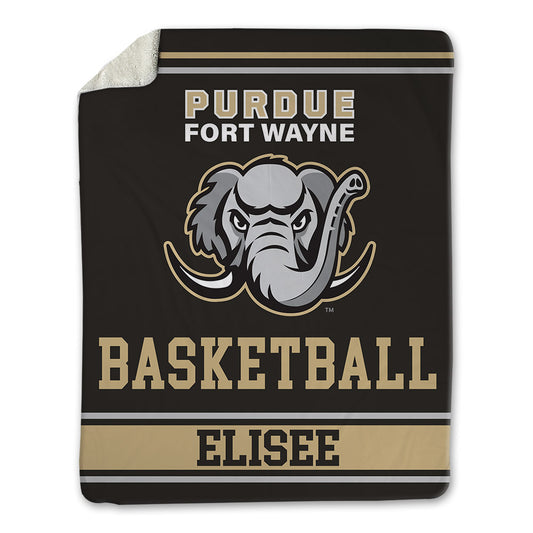 PFW - NCAA Men's Basketball : Deangelo Elisee - Blanket-0