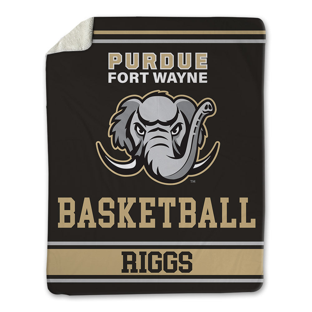 PFW - NCAA Women's Basketball : Ella Riggs - Blanket-0