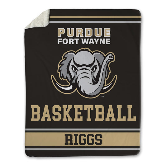 PFW - NCAA Women's Basketball : Ella Riggs - Blanket-0