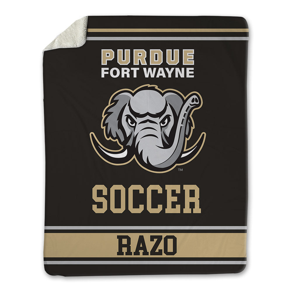 PFW - NCAA Men's Soccer : Brandon Razo - Blanket-0