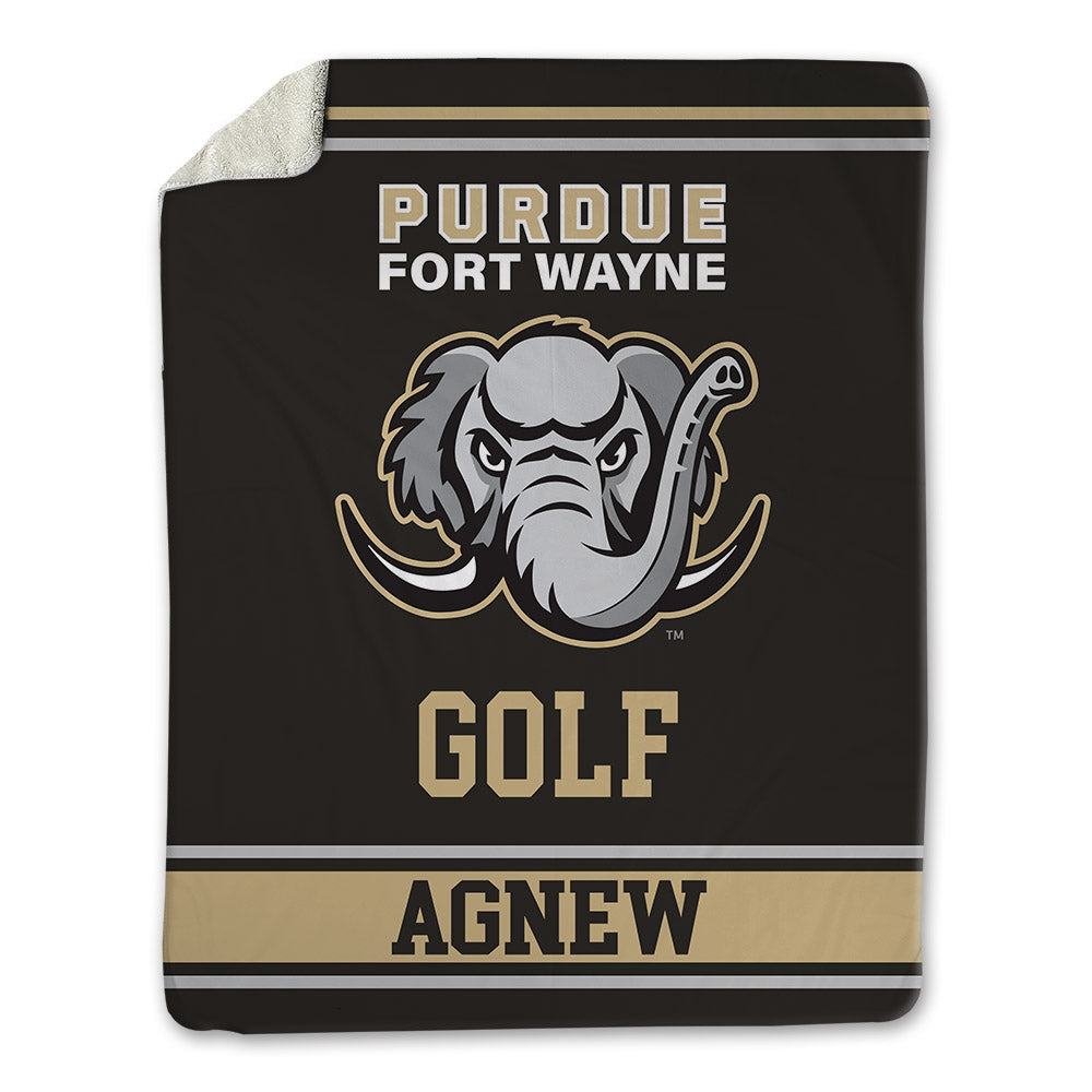 PFW - NCAA Men's Golf : AJ Agnew - Blanket-0