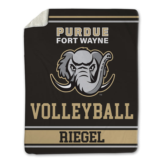 PFW - NCAA Women's Volleyball : Iris Riegel - Blanket-0