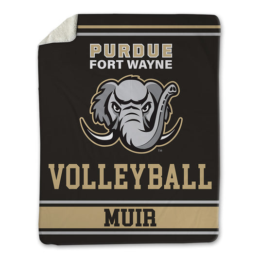 PFW - NCAA Men's Volleyball : Logan Muir - Blanket-0