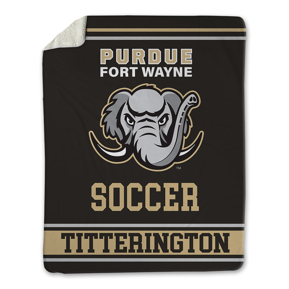 PFW - NCAA Men's Soccer : Max Titterington - Blanket-0