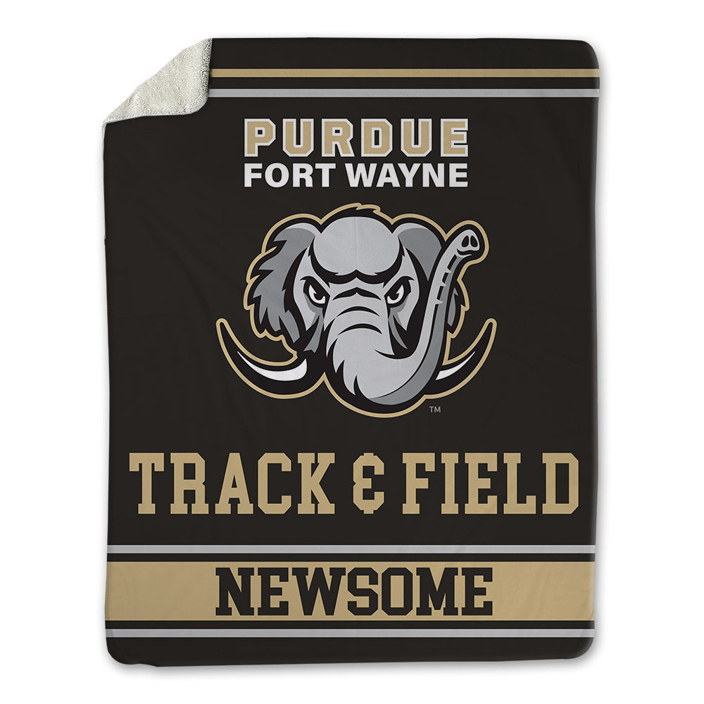 PFW - NCAA Men's Track & Field : Tristen Newsome - Blanket-0