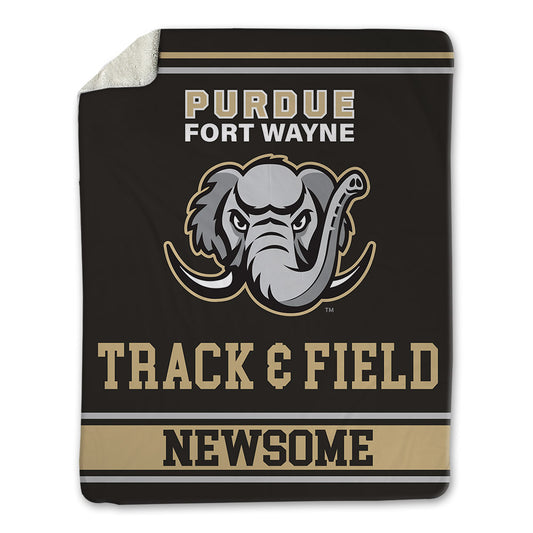 PFW - NCAA Men's Track & Field : Tristen Newsome - Blanket-0