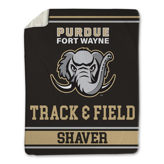 PFW - NCAA Men's Track & Field : Reagan Shaver - Blanket-0
