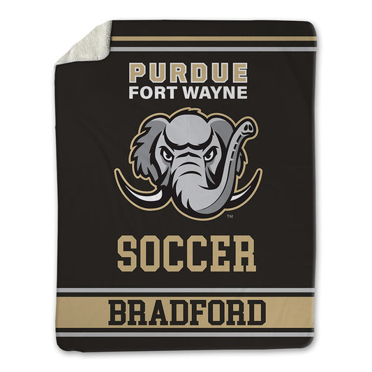 PFW - NCAA Women's Soccer : Keira Bradford - Blanket-0
