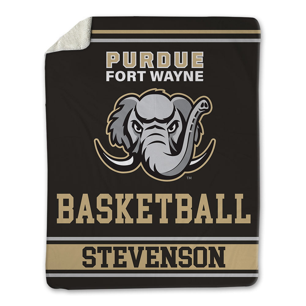PFW - NCAA Men's Basketball : Mikale Stevenson - Blanket-0