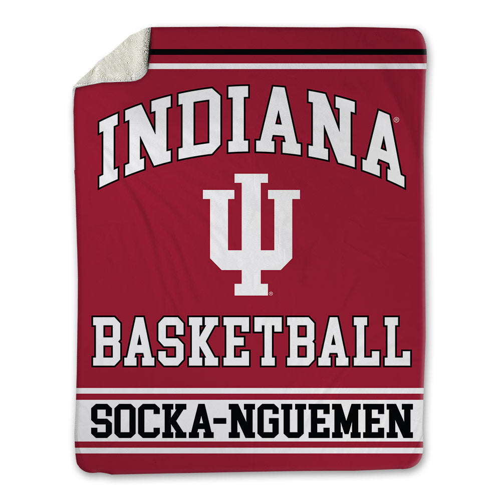 Indiana - NCAA Women's Basketball : Zania Socka-Nguemen - Blanket-0