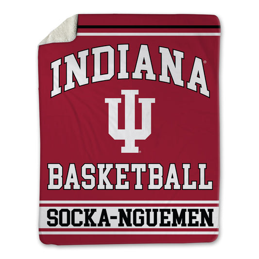 Indiana - NCAA Women's Basketball : Zania Socka-Nguemen - Blanket-0