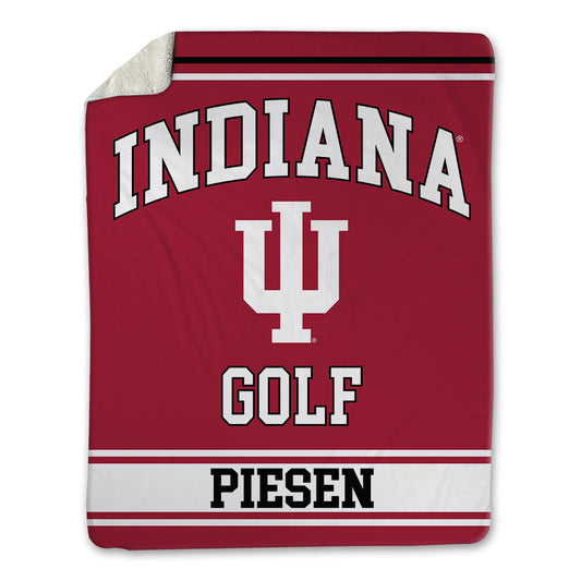 Indiana - NCAA Men's Golf : Nicholas Piesen - Blanket-0