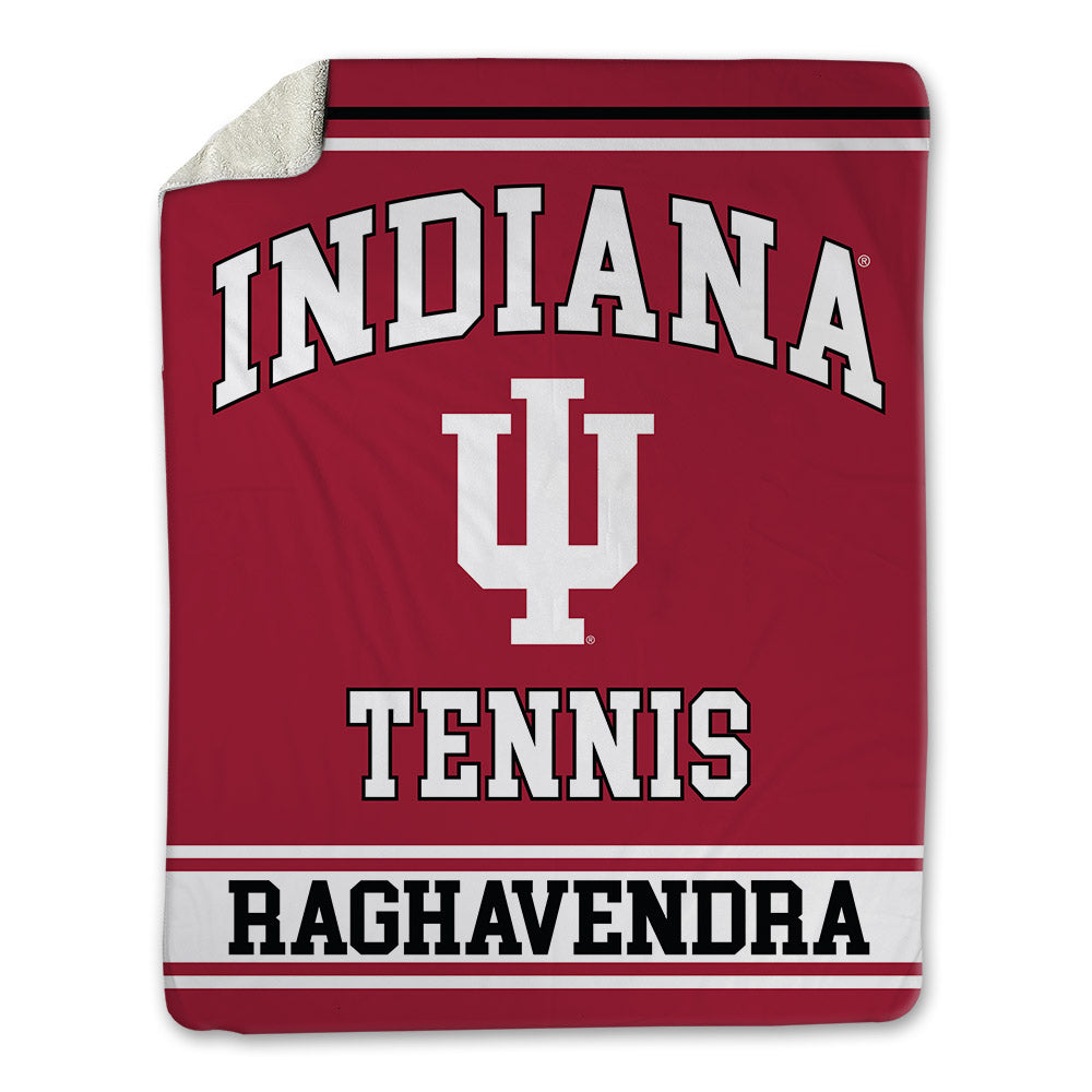 Indiana - NCAA Men's Tennis : Karan Raghavendra - Blanket-0