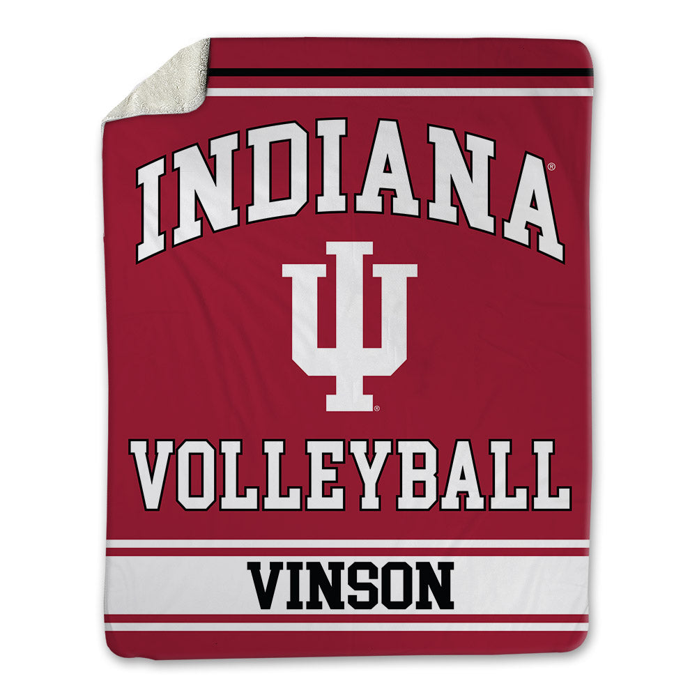 Indiana - NCAA Women's Volleyball : Charlotte Vinson - Blanket-0