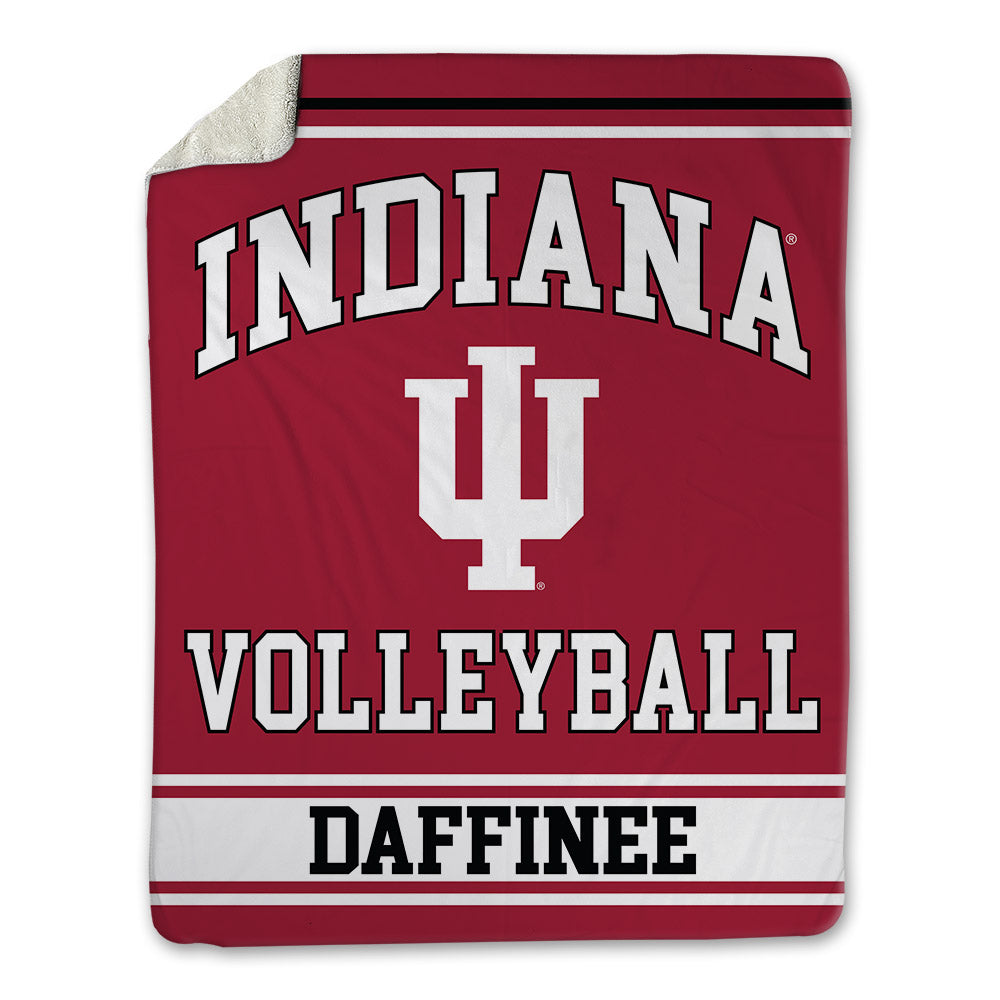 Indiana - NCAA Women's Volleyball : kenzie daffinee - Blanket-0