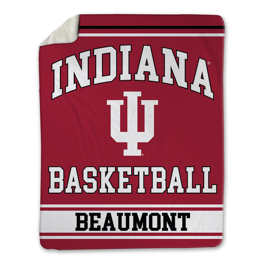 Indiana - NCAA Women's Basketball : Lenee Beaumont - Blanket-0