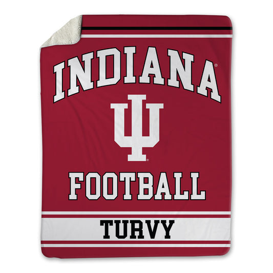 Indiana - NCAA Football : Andrew Turvy - Blanket-0