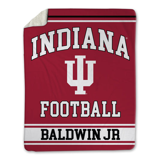 Indiana - NCAA Football : Byron Baldwin Jr - Blanket-0