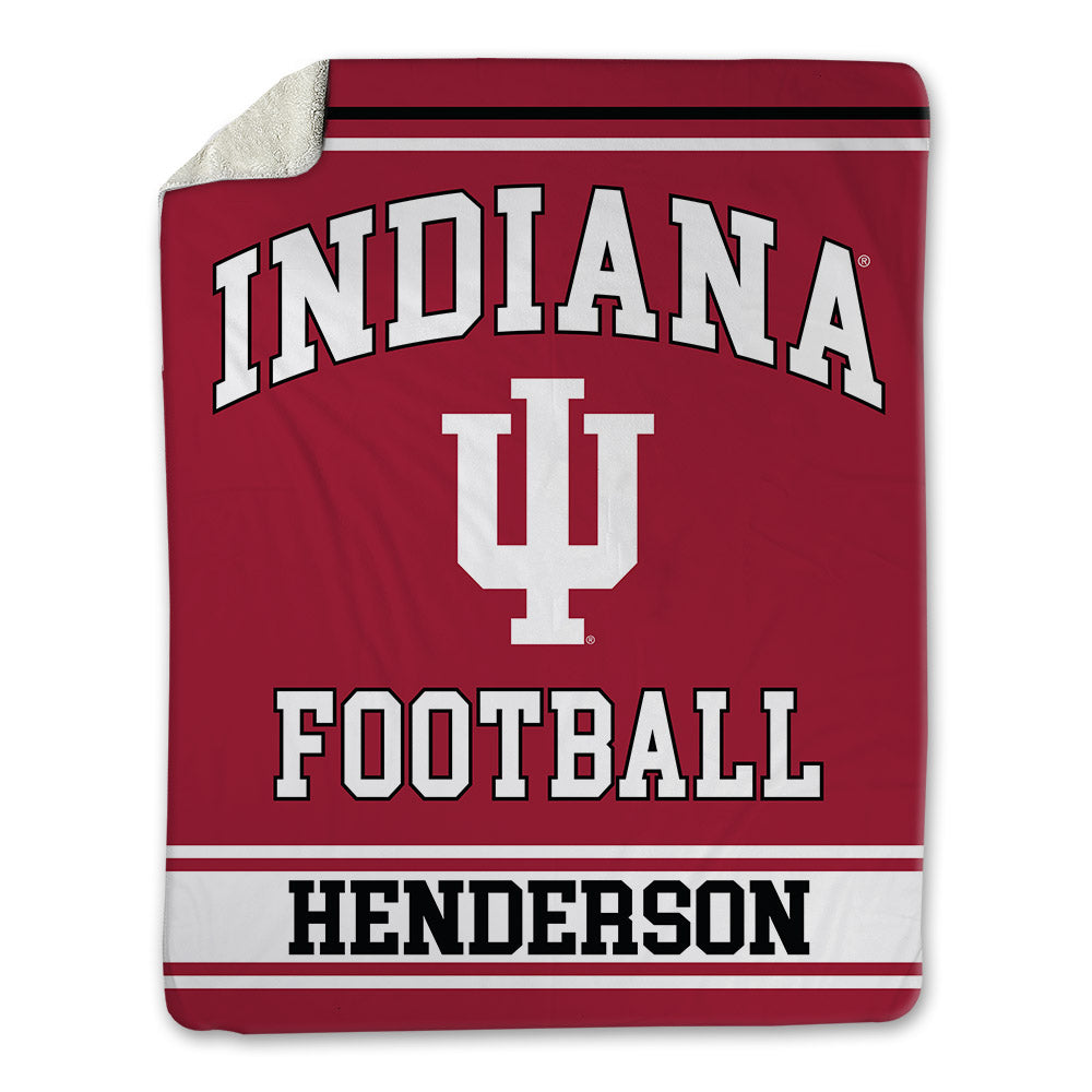 Indiana - NCAA Football : Dontrae Henderson - Blanket-0