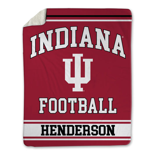 Indiana - NCAA Football : Dontrae Henderson - Blanket-0