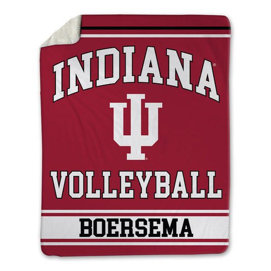 Indiana - NCAA Women's Volleyball : Ella Boersema - Blanket-0