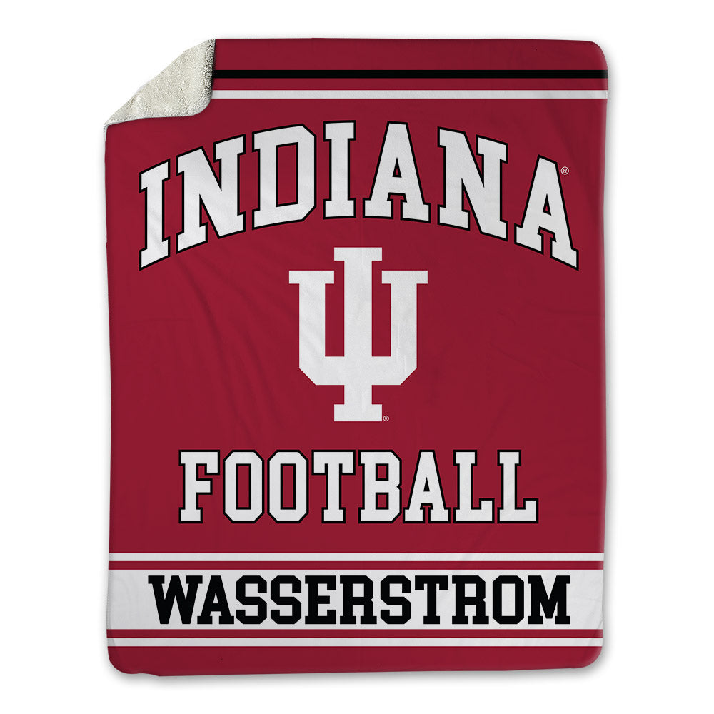 Indiana - NCAA Football : Jackson Wasserstrom - Blanket-0