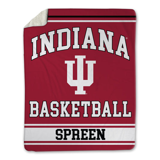 Indiana - NCAA Women's Basketball : Chloe Spreen - Blanket-0