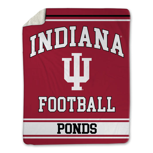 Indiana - NCAA Football : D'Angelo Ponds - Blanket-0
