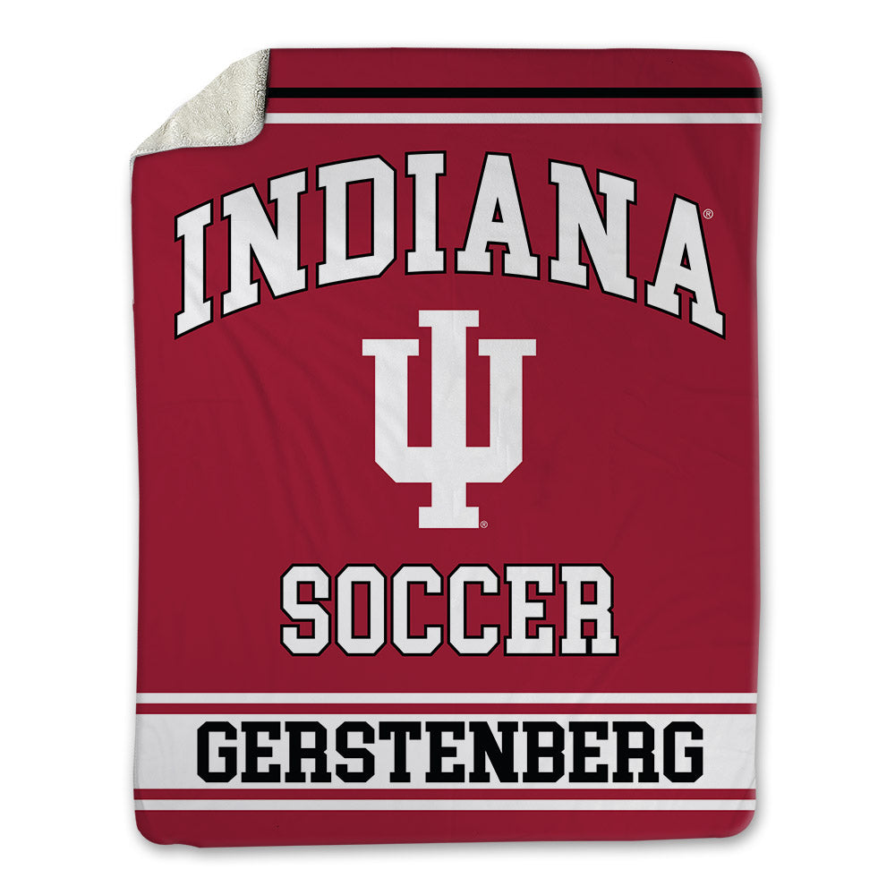 Indiana - NCAA Women's Soccer : Jamie Gerstenberg - Blanket-0
