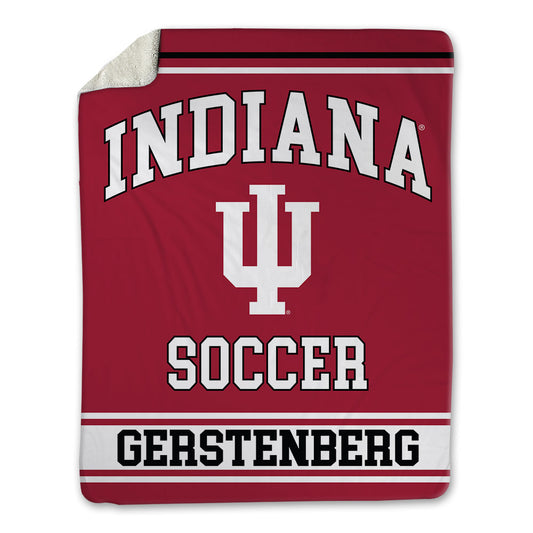 Indiana - NCAA Women's Soccer : Jamie Gerstenberg - Blanket-0
