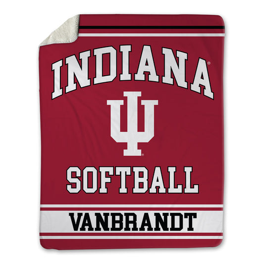 Indiana - NCAA Softball : Aly VanBrandt - Blanket-0