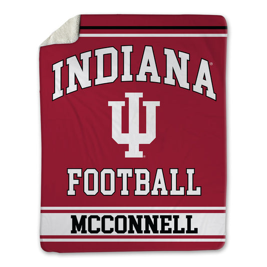 Indiana - NCAA Football : Kaden McConnell - Blanket-0