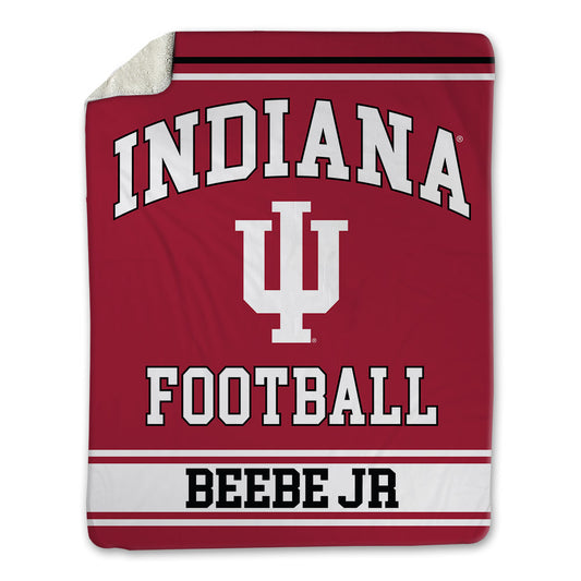 Indiana - NCAA Football : Lee Beebe Jr - Blanket-0