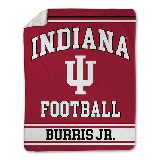 Indiana - NCAA Football : Marcus Burris Jr. - Blanket-0