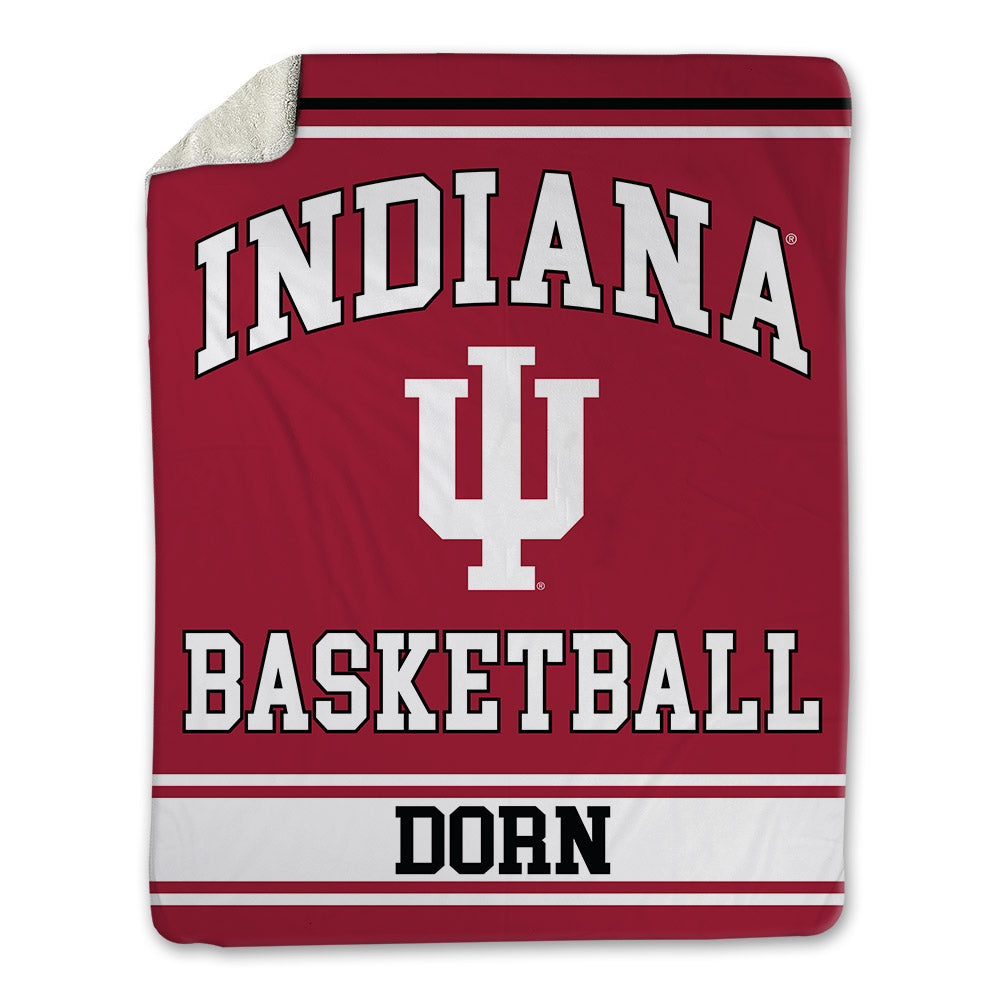 Indiana - NCAA Men's Basketball : Nicholas Dorn - Blanket-0