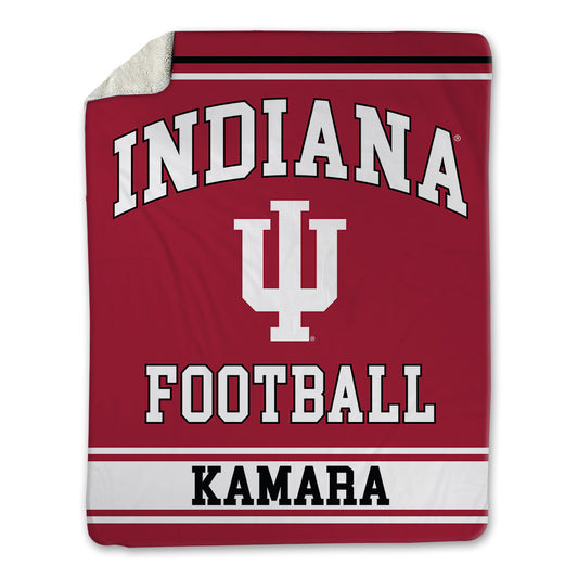 Indiana - NCAA Football : Mikail Kamara - Blanket-0