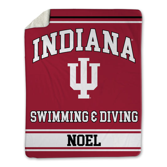 Indiana - NCAA Men's Swimming & Diving : Raekwon Noel - Blanket-0