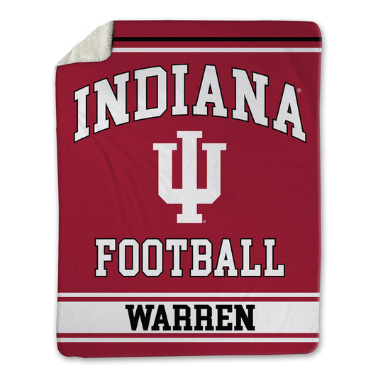 Indiana - NCAA Football : Quinn Warren - Blanket-0
