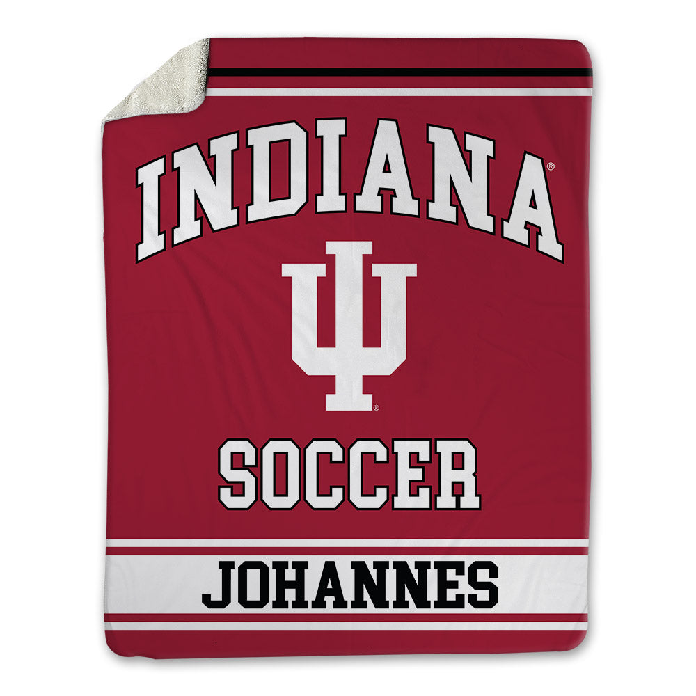 Indiana - NCAA Women's Soccer : Ellie Johannes - Blanket-0