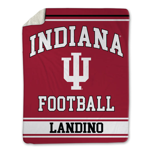 Indiana - NCAA Football : Mario Landino - Blanket-0